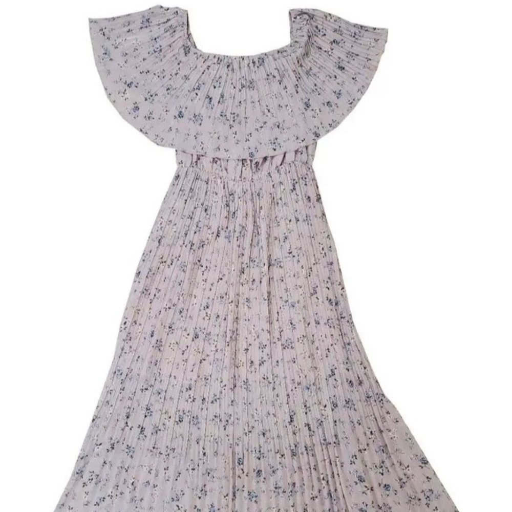 Melloday Off The Shoulder Floral Maxi Dress